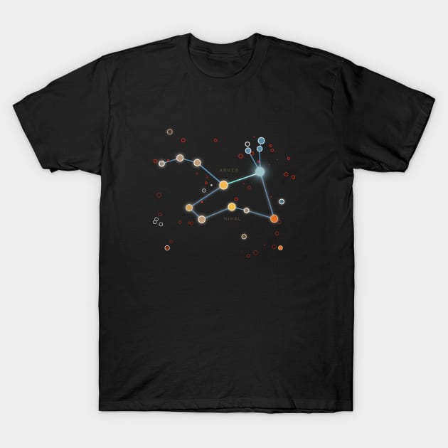 Lepus Constellation T-Shirt by Creative Avenue